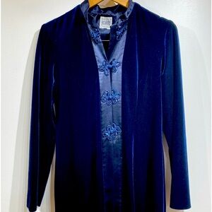 Velvet Chinese Style Evening Suit